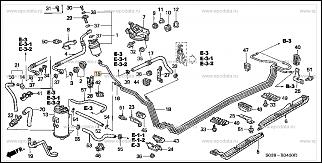 Топливная магистраль-b-4-fuel-pipe-for-1998-honda-civic-4at